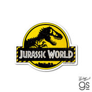 ジュラシック・ワールド ダイカットステッカー JURASSIC WORLD ロゴ02 恐竜 化石 映画 グッズ JUR-003