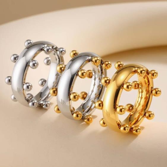 指輪 リング ステンレス製  大人可愛いリング 上品 サージカルステンレス指輪 男女兼用 超新作2025