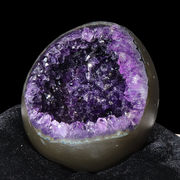 【動画】【一点物】ジオード　アメジスト　エッグ型　ウルグアイ産