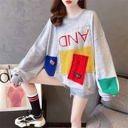 2026年新作 韓国風　ほったらかし風 スウェット 春秋 女の子用　ゆったり　カジュアル 長袖トップス