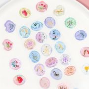 DIY用 手帳用 貼り付け スマホケース シール 可愛い 立体  火塗はんこ 装飾用 手芸用品