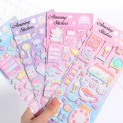 新入荷　大人気シール 　立体 泡ステッカー DIY用 手帳素材　貼り付け スマホケース 装飾用 子供用