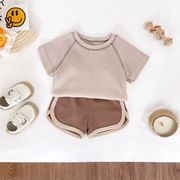 2026春夏新作 韓国風子供服ベビー服夏 男女ベビー半袖セット