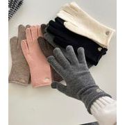 秋冬手袋 グローブ アームカバー  手袋  ニット手袋　防寒 毛糸