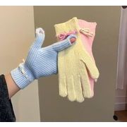 秋冬手袋 グローブ アームカバー  手袋  ニット手袋　防寒 毛糸