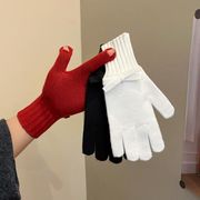 秋冬手袋 グローブ アームカバー  手袋  ニット手袋　防寒 毛糸