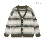 メンズファッション ニットカーディガン 男女兼用 ストリート系 アウター  秋冬 2025新作★全2色