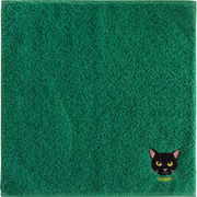 Ｕｃｈｉｎｏｋｏ　ｍａｔｅ　コットンハンカチクロネコ