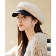 【日本倉庫即納】 キャスケット 帽子 レディース 小顔見え