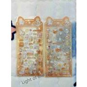 DIY用 手帳用 貼り付け スマホケース シール 可愛い 立体  装飾用 手芸用品