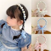 【子供チューシャ】キッズ 人造パール カチューシャ 可愛い プリンセス風 ヘアアクセサリー