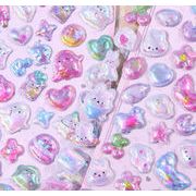 文房具 スマホ飾り  貼り付け  手芸DIY 手帳シール ステッカー 3Dシール 装飾シール 精美 ク