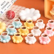 ティーカップ ソーサー コーヒーカップ ユニーク 装飾 デコパーツ DIYパーツ 手芸 ハンドメイド