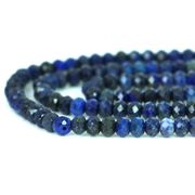ラピスラズリ【ボタンカット】4×6mm【天然石 ビーズ パワーストーン】