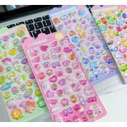 文房具 スマホ飾り  貼り付け  手芸DIY 手帳シール ステッカー 3Dシール 装飾シール 精美 ク