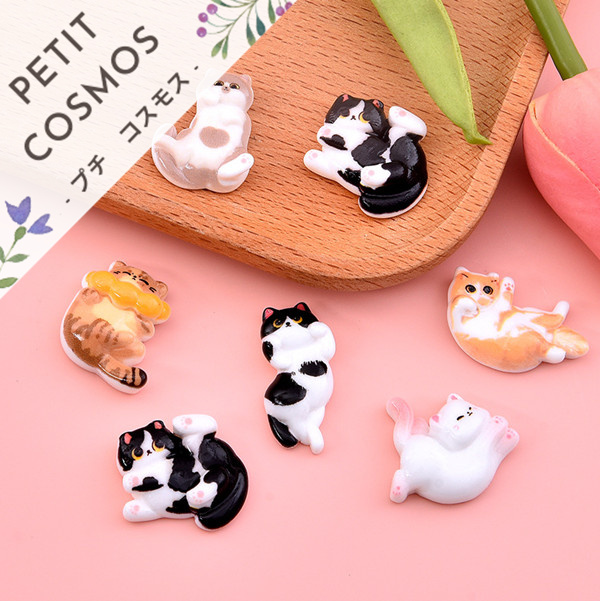 ネコ デコパーツ DIYパーツ 手芸 ハンドメイド ドールハウス かわいい