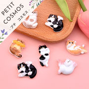 ネコ デコパーツ DIYパーツ 手芸 ハンドメイド ドールハウス かわいい