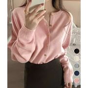 【日本倉庫即納】 ニットカーディガン レディース 韓国風