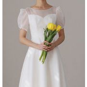 結婚式・司会者用ワンピース・花嫁ウェディングドレス・パーティードレス・披露宴/写真撮影  ロングドレス