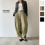 【2026新作】合繊ツイルタックカーブパンツ