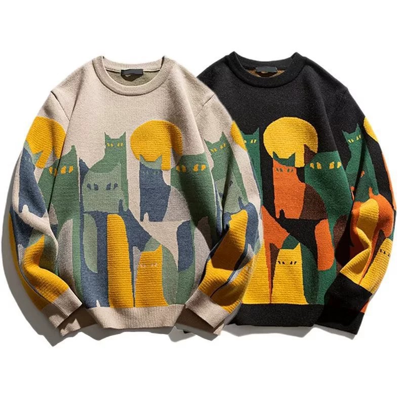 2026春秋メンズ服 シンプル おしゃれ ニットセーター 韓国風 トップス 防寒 温かい 2色展開[M~3XL]