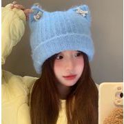 2024秋冬新作★レディース ニット帽★帽子★防寒 保温 暖かい★ハット★男女兼用 7色