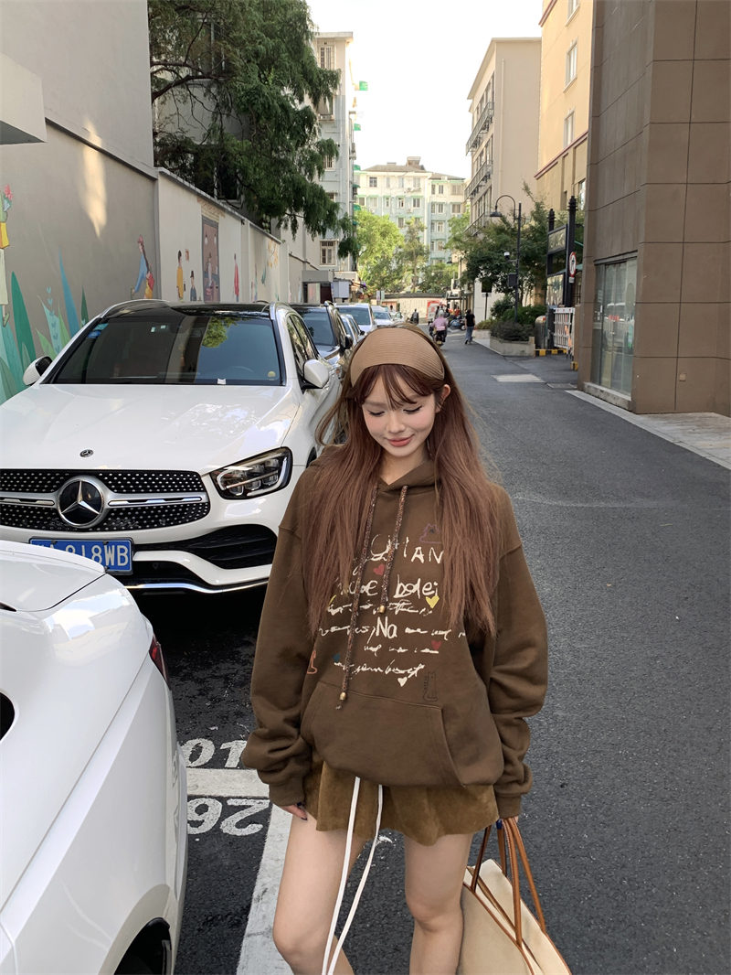 今季マストバイ  気質   おしゃれ  ルーズ   プルオーバー  カジュアル  スウェット  コート