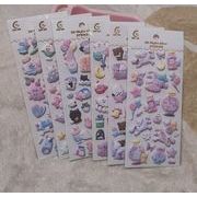 【在庫品】大話題シール  DC　立体 泡ステッカー　 DIY用 手帳用 貼り付け スマホケース 装飾用 子供用