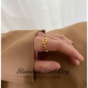 ステンレス ジルコン 指輪 18K リング  大人　リング ステンレス 上品 ステンレス指輪 男女 超新作2026