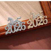 かわいい 馬のブローチ 馬のアクセサリー ウマ 馬の雑貨 horse 用品 馬関連 男女兼用コサージュ バッグ飾り