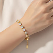 サージカルステンレスブレスレット　アクセサリー　18kコーティング　INS　金属アレルギー対応