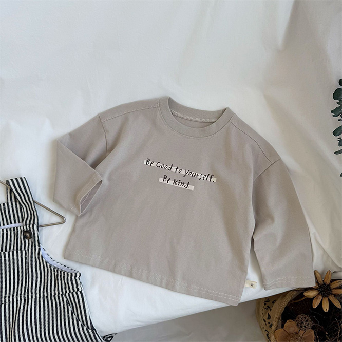 2026春※gl☆綿100 アルファベットプリント 長袖Tシャツ プルオーバー インナー 男女兼用