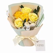 【2026年SS新作】花束   ソープフラワー　サンクス・フルール　イエローDMAM25TF-00Y