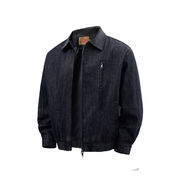 メンズ ワーク風 デニム ジャケット 男女兼用 ストリート系 アウター  春秋 2026新作★