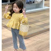202春秋新作 韓国風子供服 キッズ服 ベビー服 女の子 長袖シャツ&ジーンズ分けて販売 90~140CM