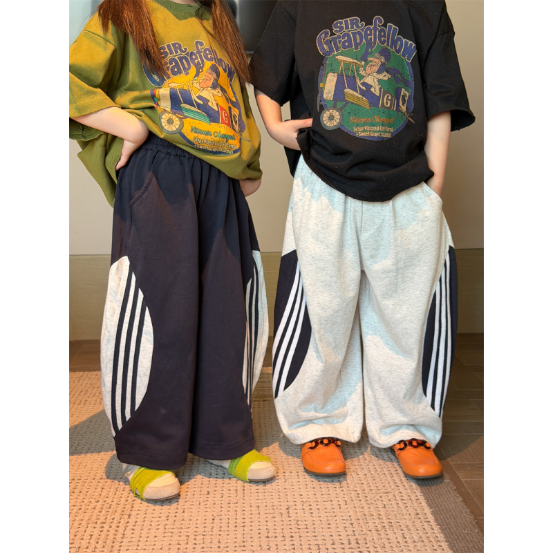 子供服　90~150cm　キッズパンツ　デザイン　スウェットパンツ　韓国キッズ服