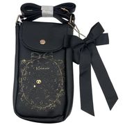 サンリオ ショルダーポシェット スマホポーチ 箔押し リボン付き クロミ【小ロット販売】