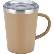 スムゥー 蓋付きマグカップ　３５０ｍＬ ブラウン LB-6814