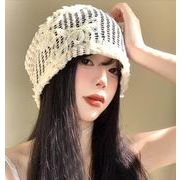 2025春夏新作★レディース ニット帽★帽子★ハット★大人用★通気性良い★男女兼用