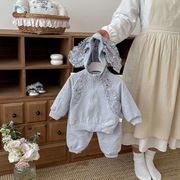 2026春秋子供服 可愛い パーカー&パンツ 2点セット 韓国風 ベビー服 ガールズ服 キッズ服[73~110cm]