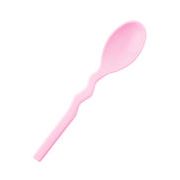 口あたりやさしいスプーンウェービー・深型ピンク　KU-21　ピンク/イエロー/ブルー/ブラック/レッド