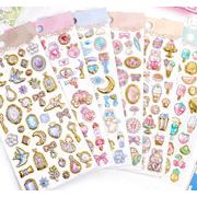 シール  文房具  手帳素材 手芸DIY 手帳シール ステッカー 3Dシール 装飾シール 精美 ク