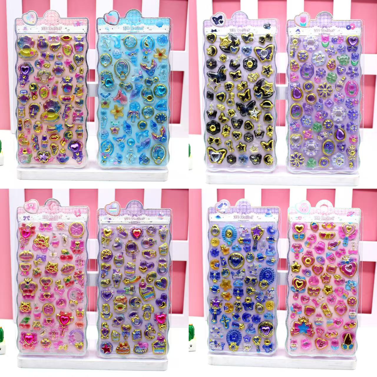 人気新品★DIY手作★立体キャラクターシール★粘着シール★3Dシール★手帳用・創意ステッカー