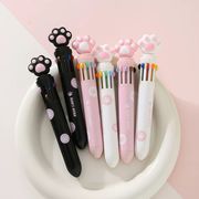 新入荷ネコ爪ボールペン 多色多機能ペン 文房具 学生用品 大人気LF