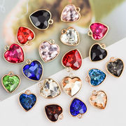 ハートパーツ アクセサリーパーツ デコパーツ DIY ビーズパーツ ハンドメイド 手芸材料 ビジューチャーム