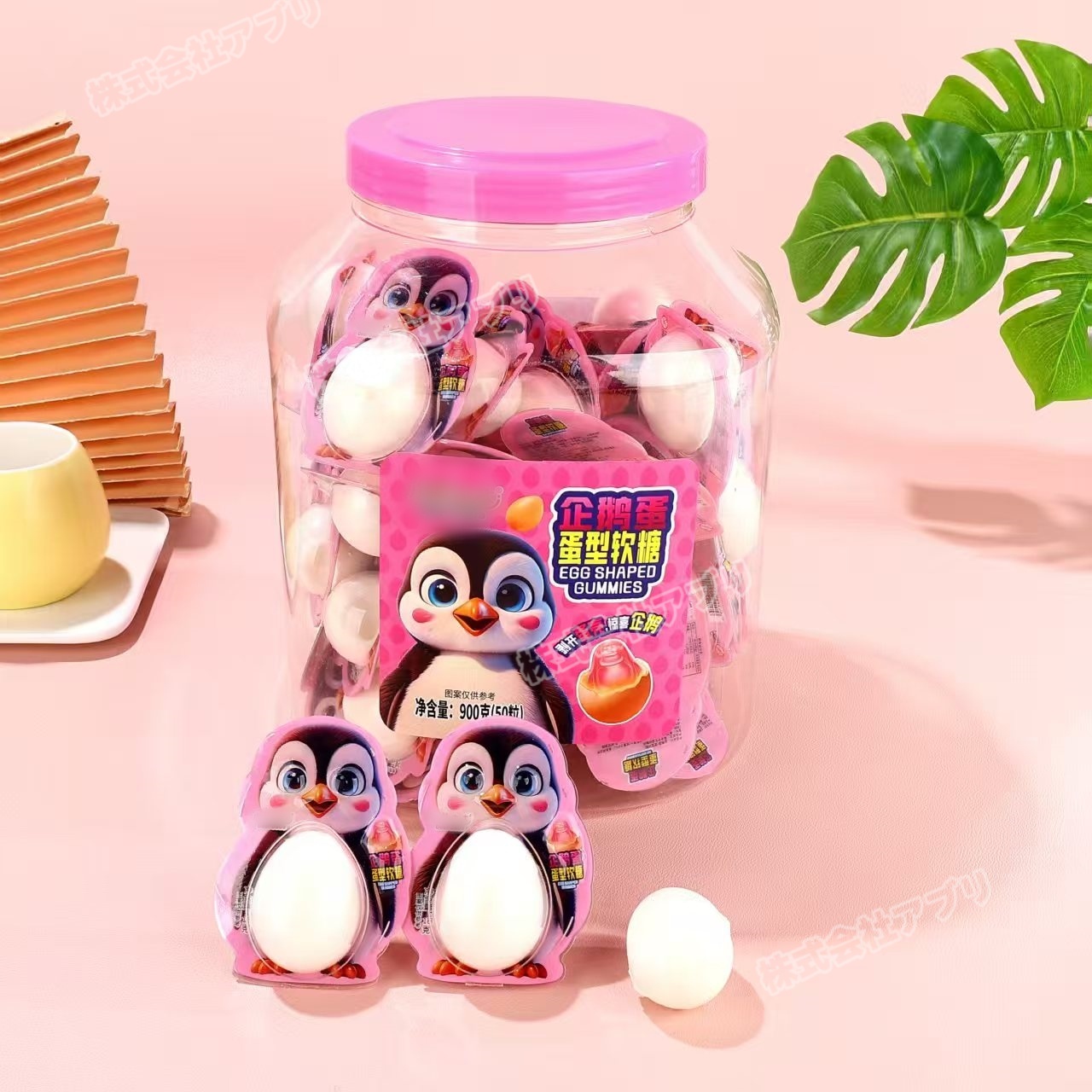 【新品】小鹿達達 50個 Youtube insで話題 咀嚼音 グミ 人気 SAMR ソフトキャンディ ペンギン ひよこ