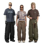 PC1380 2026年春夏新作 メンズ ボトムス スラックス ストリート ロング ワイド レトロ カジュアル 欧米風