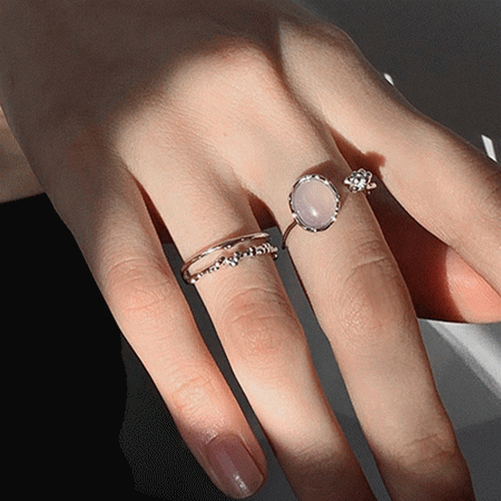 INS大人気 指輪 リング ファッションリング アクセサリー レディース シルバー925 オープンリング 個性