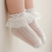 【SOCKS】夏新作 フリル通気ソックス