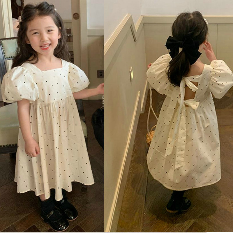 「2026」子供服★ワンピース★ドット★韓国風子供服★7#～15#